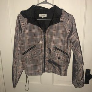 Plaid Rain Jacket